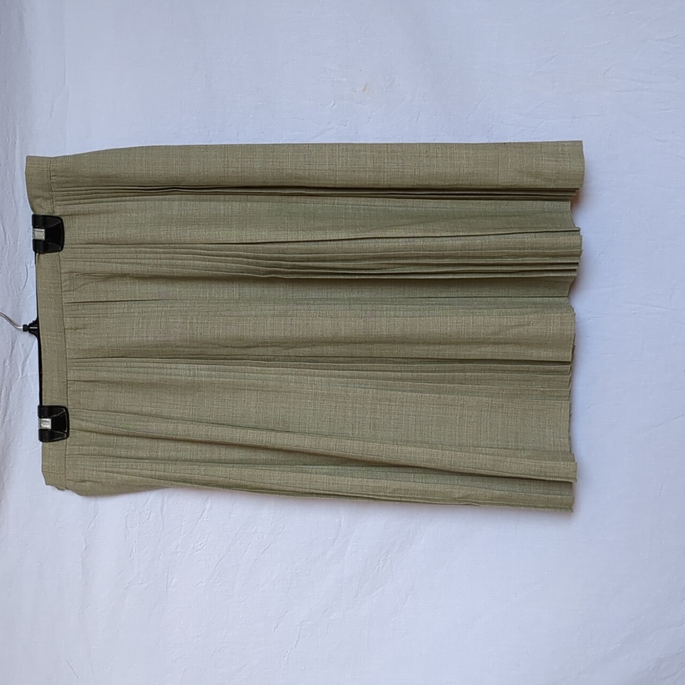 Kammgarn skirt wool blend vintage pleated 10